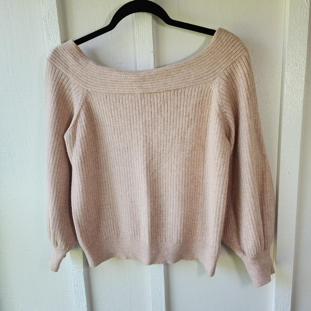 Anthropologie Moth Dancer Off-The-Shoulder in Rose Pink Size Medium